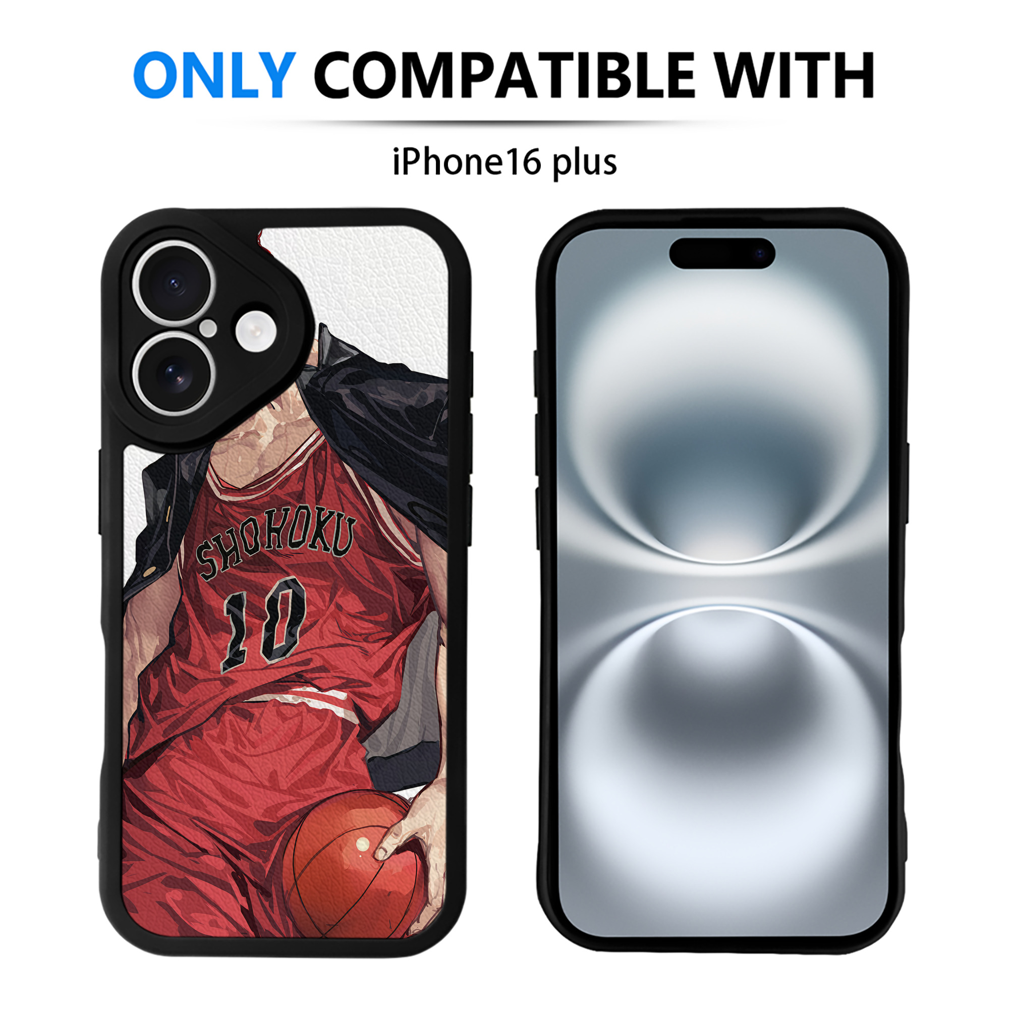（画像用） SLAM DUNK／スラムダンク 【iPhone 16シリーズ対応】シリコンスマホケース（レザー調） 材質：シリコン